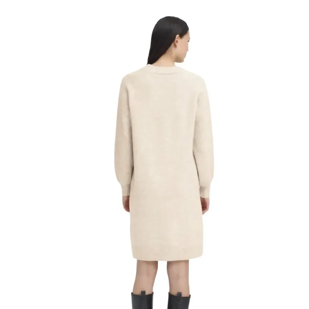 Ichi IHASDIS Fall 2025 Release Knit Dress, Size Small, Color Oatmeal